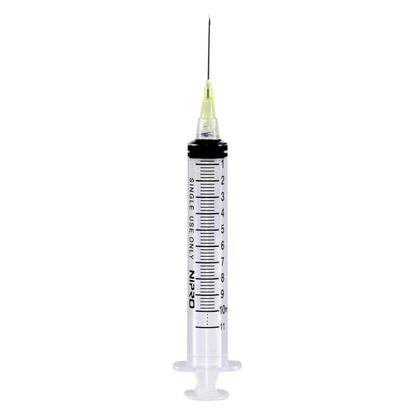 Syringe/Needle 10cc Luer Lock 21gx1